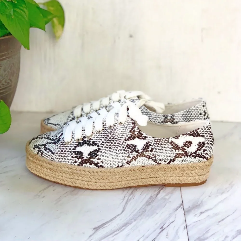 White Snake Espadrilles Sneaker - Picture 2 of 6